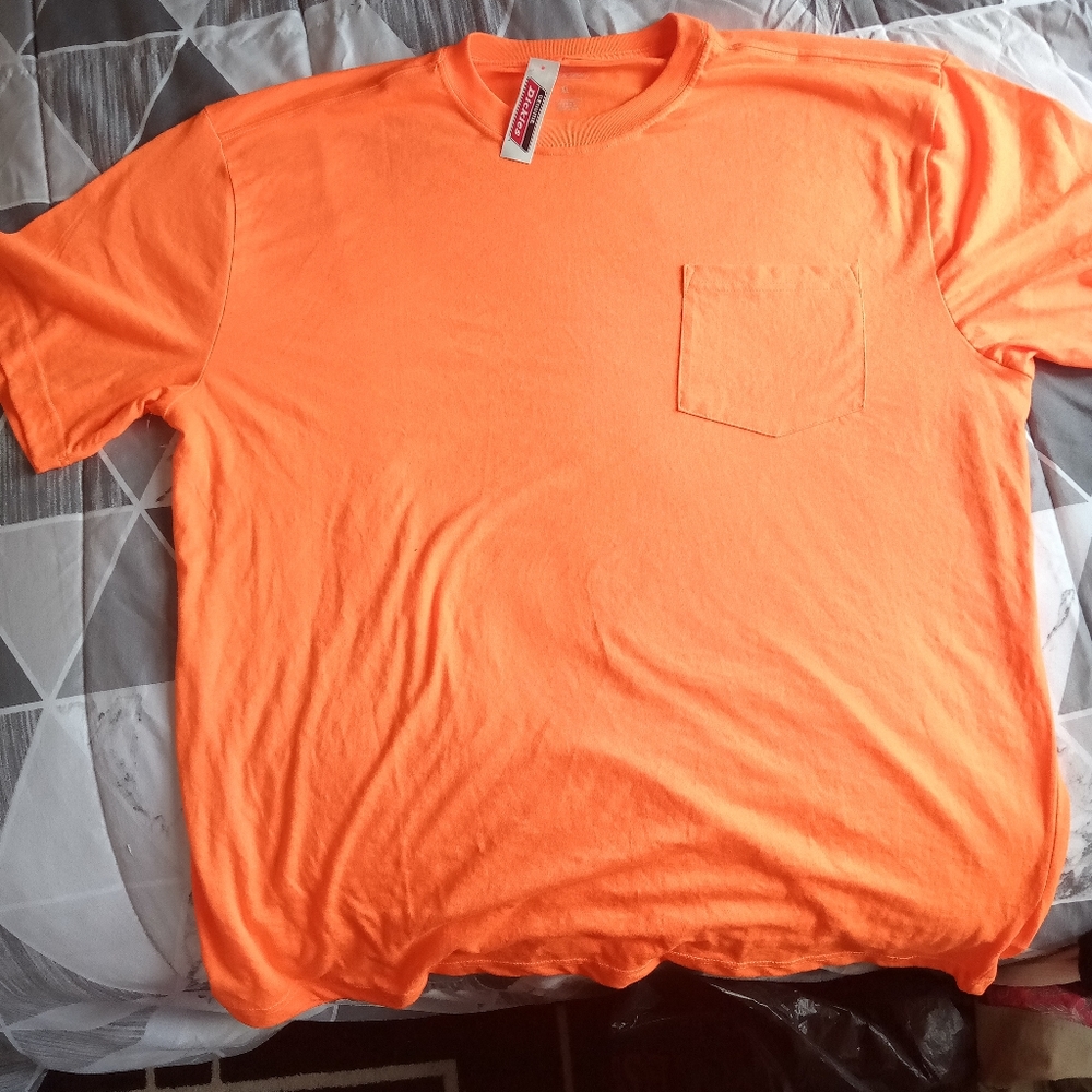 Orange Genuine Dickies t shirt